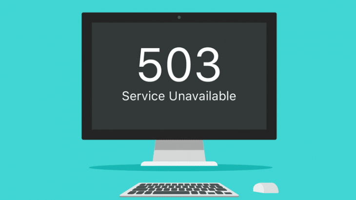 fix 503 service temporarily unavailable
