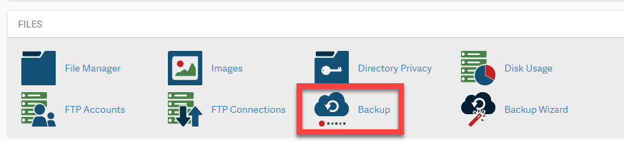 restore website backup in cpanel